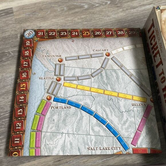 Ticket to Ride Alan R Moon Train Adventure Board Game Complete - Picture 4 of 7